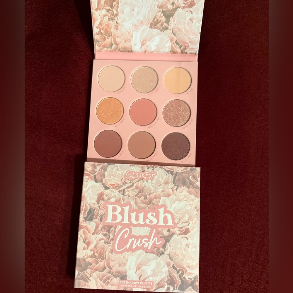 Colourpop blush crush eyeshadow palette